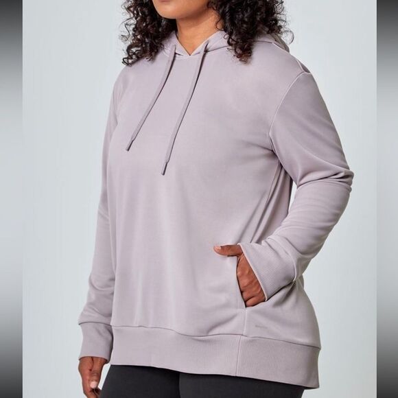 Mondetta Medium‎ Full Grey Boxy Performance Hoodie - Picture 1 of 6